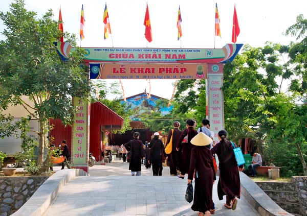 Thanh Hóa: Lễ khai pháp tại hạ trường Khải Nam