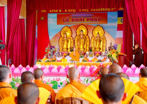 Thanh Hóa: Lễ khai pháp tại hạ trường Khải Nam