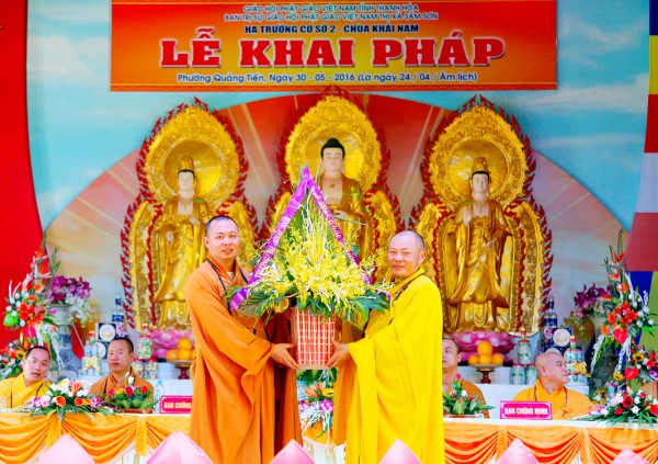 Thanh Hóa: Lễ khai pháp tại hạ trường Khải Nam
