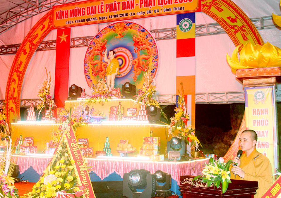 Thanh Hóa: Ban trị sự GHPGVN Thị Xã Bỉm Sơn tổ chức đại lễ Phật đản PL.2560