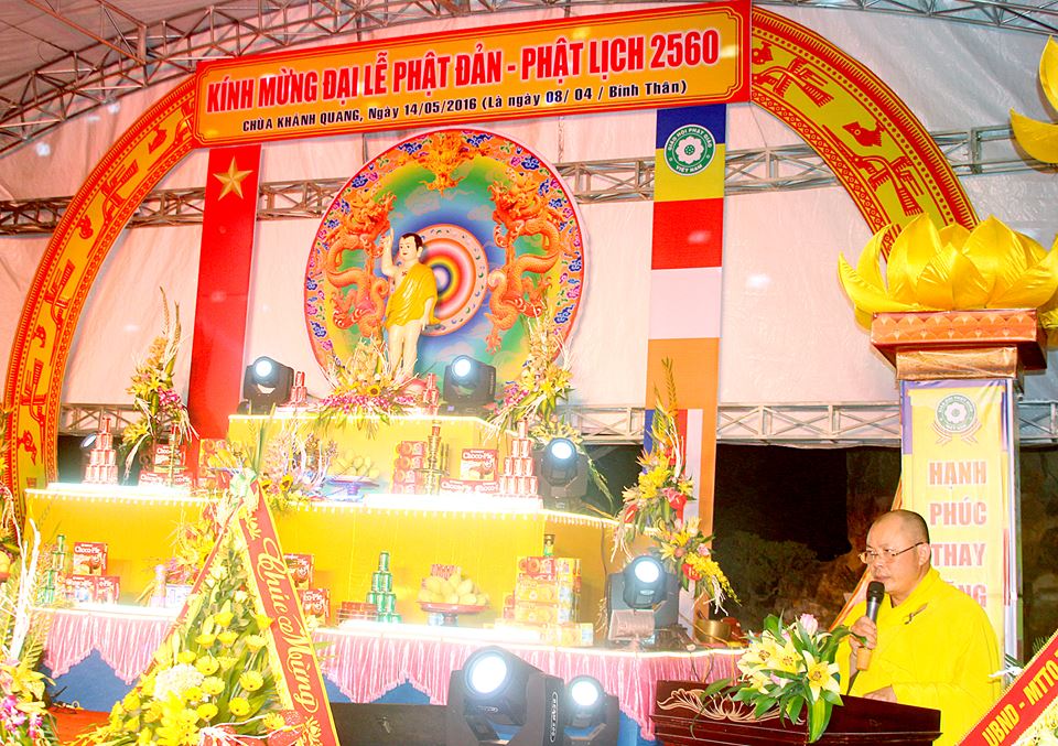 Thanh Hóa: Ban trị sự GHPGVN Thị Xã Bỉm Sơn tổ chức đại lễ Phật đản PL.2560