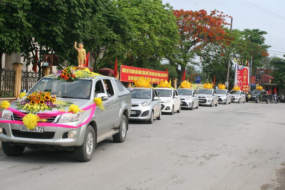 Thanh Hóa: Chùm ảnh Phật về trên quê hương Nông Cống