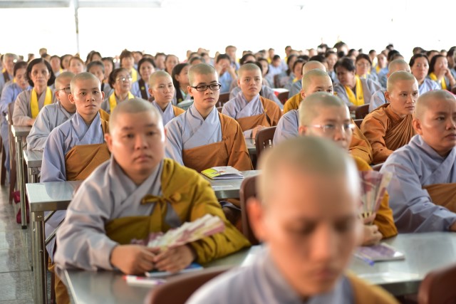 HVPGVN tại TP. HCM: Mở lại khóa tu Một Ngày An Lạc tại cơ sở Lê Minh Xuân