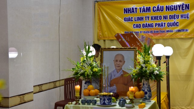 Chùa Giác Ngộ: Lễ nhập quan Tỳ kheo ni Thích Nữ Diệu Huệ