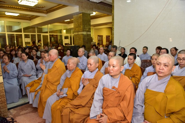 Chùa Giác Ngộ: Lễ nhập quan Tỳ kheo ni Thích Nữ Diệu Huệ