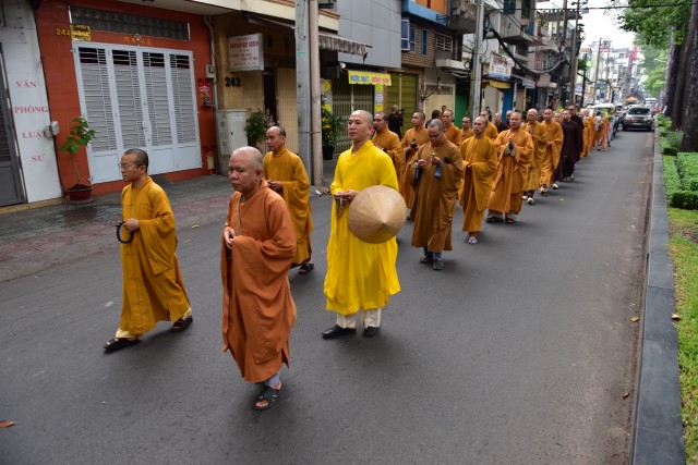 Chùa Giác Ngộ: Lễ di quan nhục thân cố Tỳ kheo ni Thích Nữ Diệu Huệ