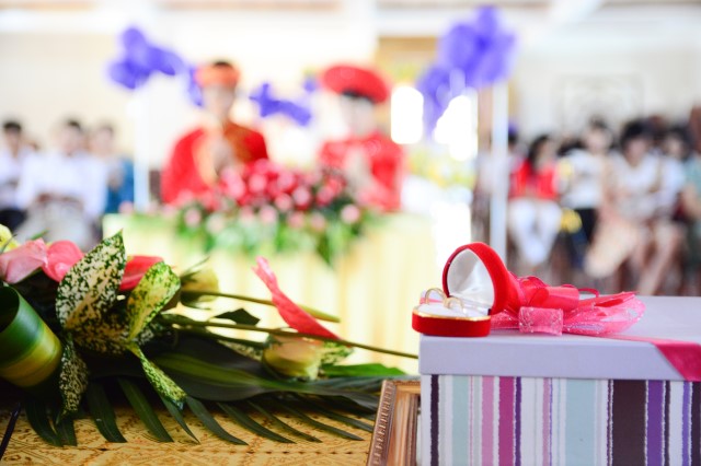 Chùm ảnh: Lễ hằng thuận của hai phụng sự viên chùa Giác Ngộ