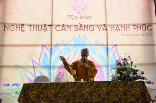 TP. HCM: TT. Thích Nhật Từ tọa đàm về nghệ thuật cân bằng và hạnh phúc