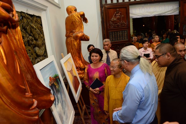 TP.HCM: Khai mạc triển lãm tranh, tượng, cổ vật Phật giáo chào mừng đại lễ Phật đản PL.2560-2016