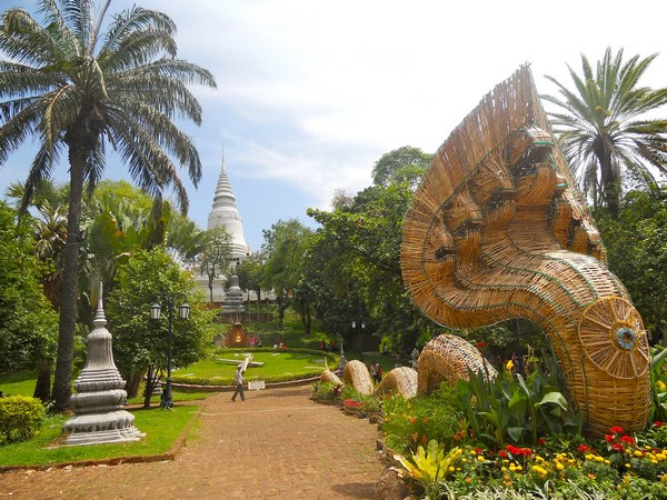 Campuchia: Ngôi Cổ tự Wat Ounalom, quần thể kiến trúc độc đáo