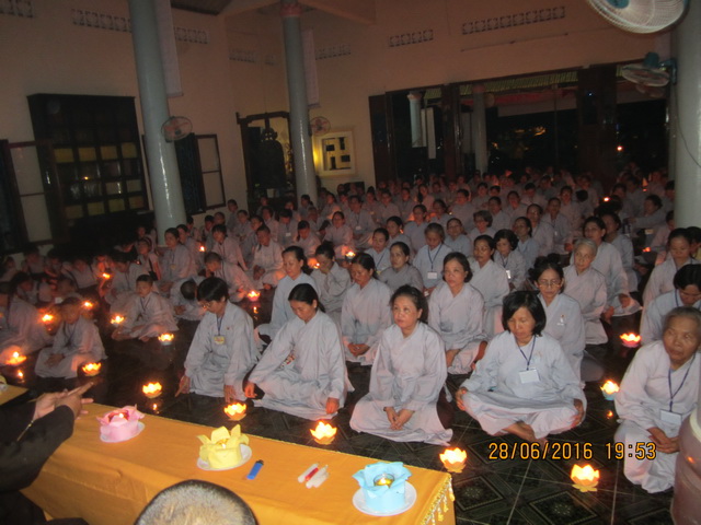 Ban Hoằng pháp thị xã Ninh Hòa tổ chức khóa tu “Một ngày an lạc” lần thứ I