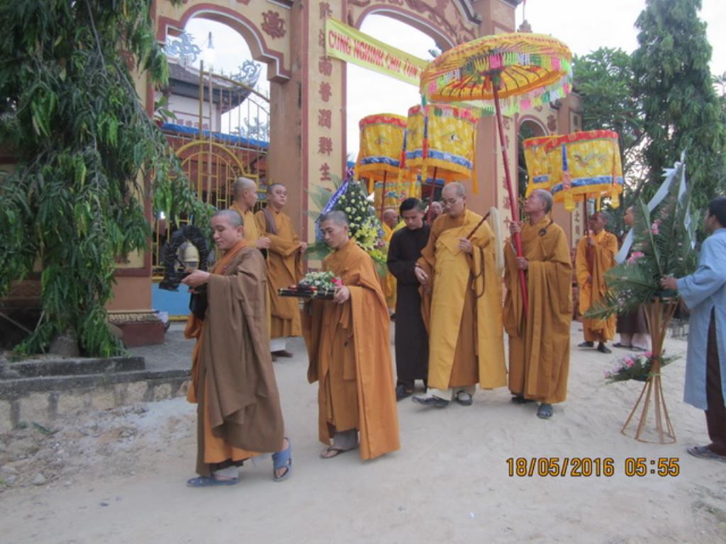 Khánh Hòa: Lễ tang cố Đại đức Thích Nhuận Bạch