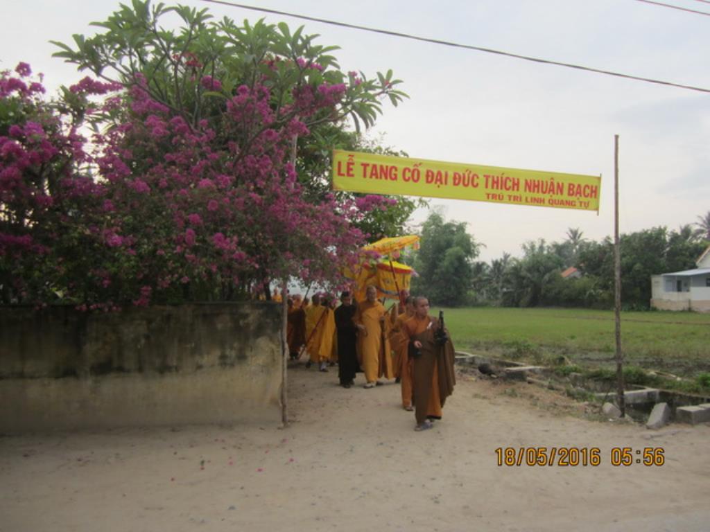 Khánh Hòa: Lễ tang cố Đại đức Thích Nhuận Bạch