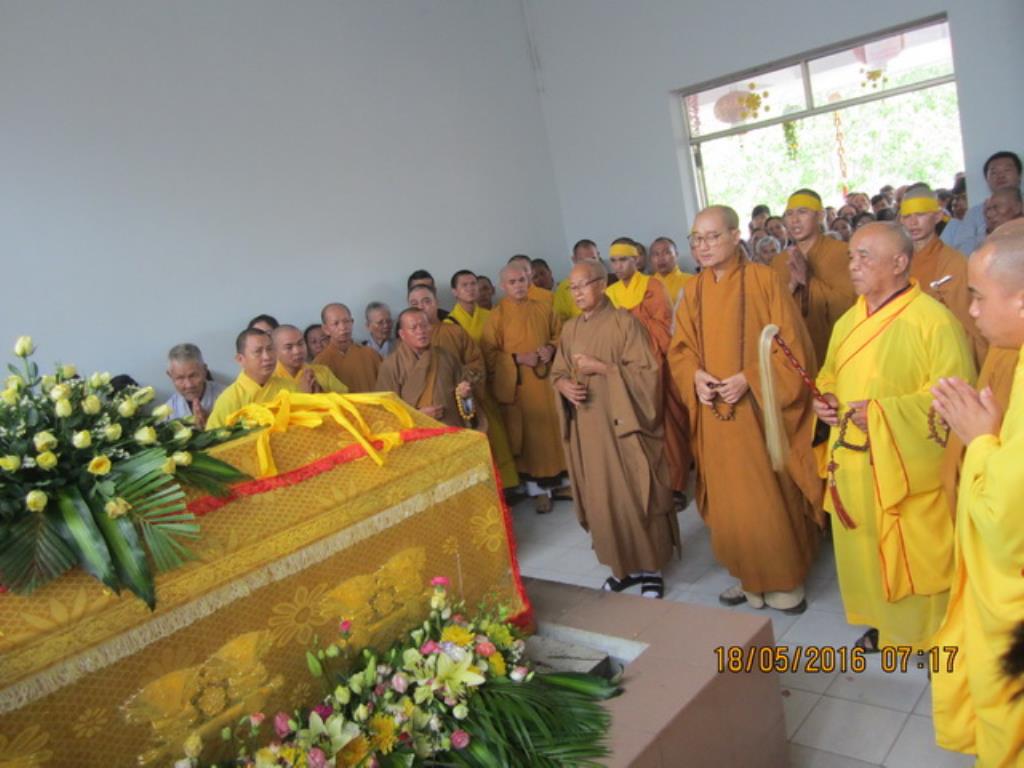 Khánh Hòa: Lễ tang cố Đại đức Thích Nhuận Bạch