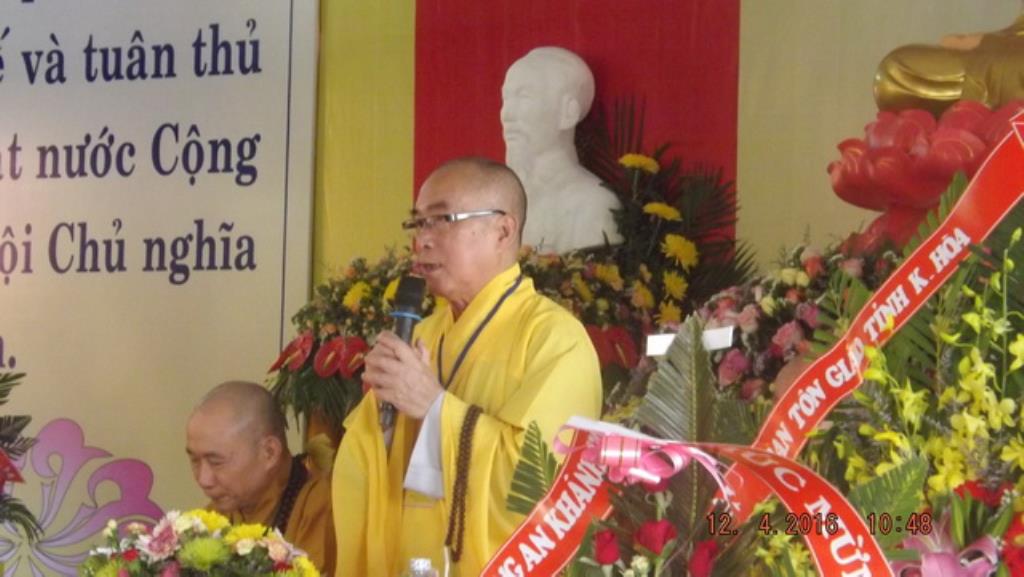 Phật giáo Ninh Hòa: Đại hội đại biểu nhiệm kỳ VI (2016-2021)