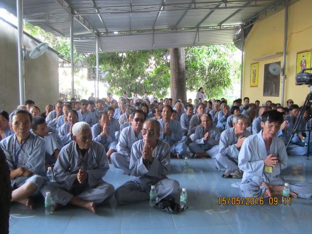 Khóa tu cho người khiếm thị ở chùa Kim Quang
