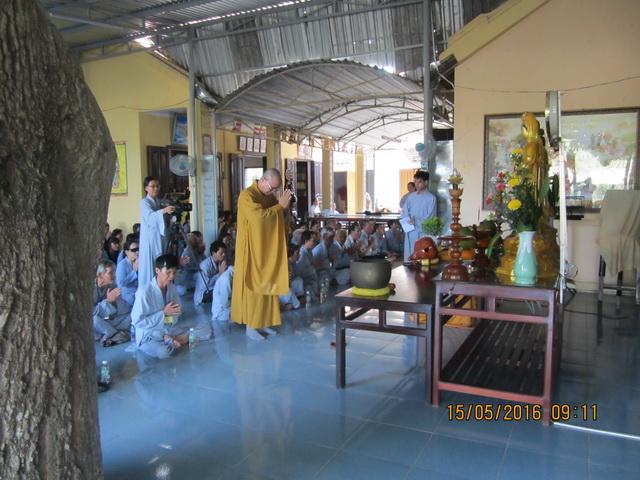 Khóa tu cho người khiếm thị ở chùa Kim Quang