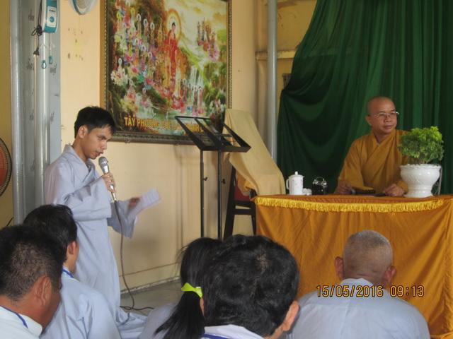 Khóa tu cho người khiếm thị ở chùa Kim Quang