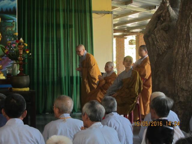 Khóa tu cho người khiếm thị ở chùa Kim Quang