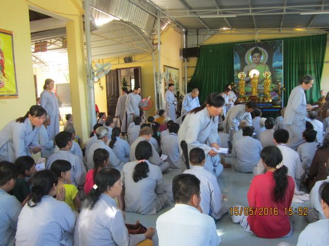 Khóa tu cho người khiếm thị ở chùa Kim Quang