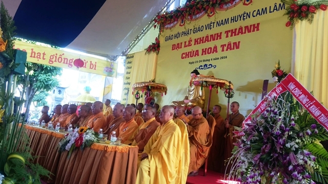 Khánh Hòa: Lễ Khánh thành chùa Hòa Tân (Cam Lâm)