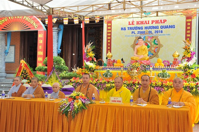 Thanh Hóa: Lễ khai pháp tại hạ trường Hương Quang