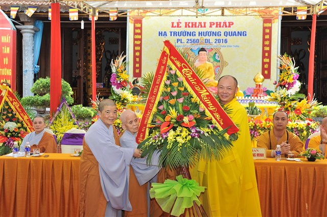 Thanh Hóa: Lễ khai pháp tại hạ trường Hương Quang