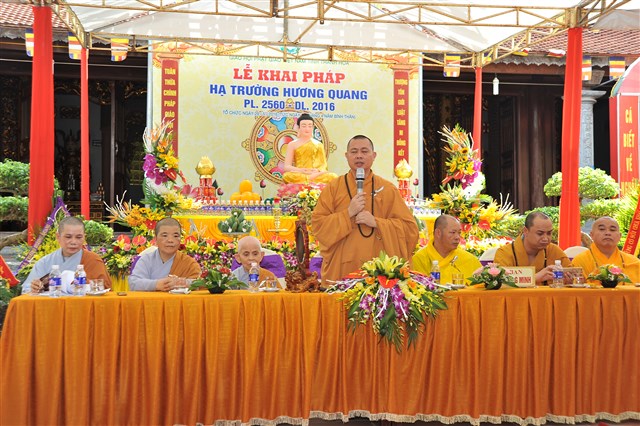 Thanh Hóa: Lễ khai pháp tại hạ trường Hương Quang