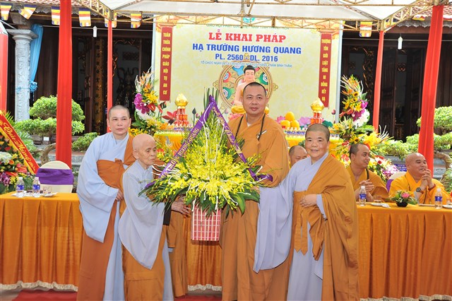 Thanh Hóa: Lễ khai pháp tại hạ trường Hương Quang