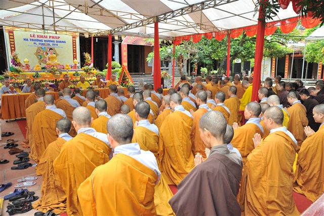 Thanh Hóa: Lễ khai pháp tại hạ trường Hương Quang