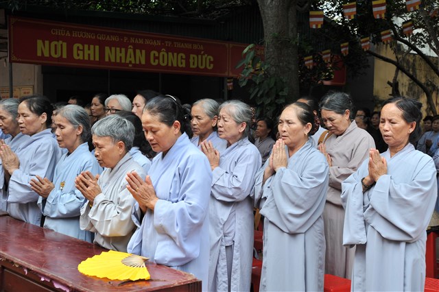 Thanh Hóa: Lễ khai pháp tại hạ trường Hương Quang