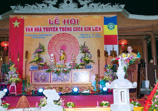 Thanh Hóa: Tưng bừng đêm giao lưu văn nghệ và lễ tắm Phật tại chùa Kim Liên