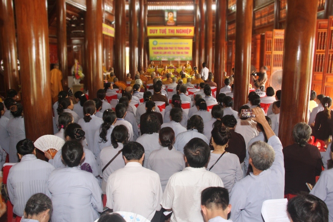 Ban Hướng dẫn Phật tử Trung ương thăm và làm việc tại Hà Tĩnh