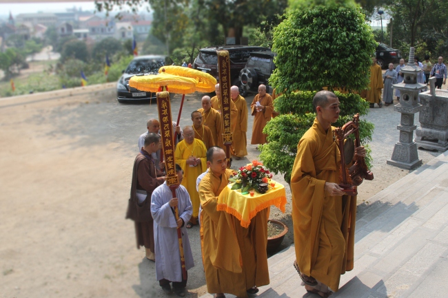 Ban Hướng dẫn Phật tử Trung ương thăm và làm việc tại Hà Tĩnh