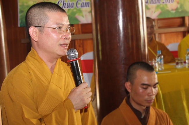 Ban Hướng dẫn Phật tử Trung ương thăm và làm việc tại Hà Tĩnh