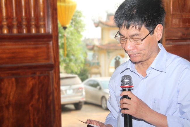 Ban Hướng dẫn Phật tử Trung ương thăm và làm việc tại Hà Tĩnh
