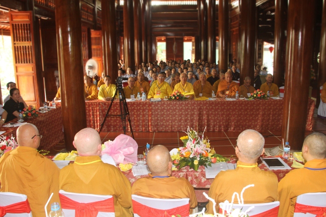Ban Hướng dẫn Phật tử Trung ương thăm và làm việc tại Hà Tĩnh