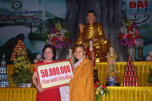 Thanh Hóa: Chùa Thiên Thanh kính mừng Phật đản PL. 2560