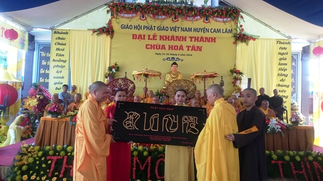 Khánh Hòa: Lễ Khánh thành chùa Hòa Tân (Cam Lâm)