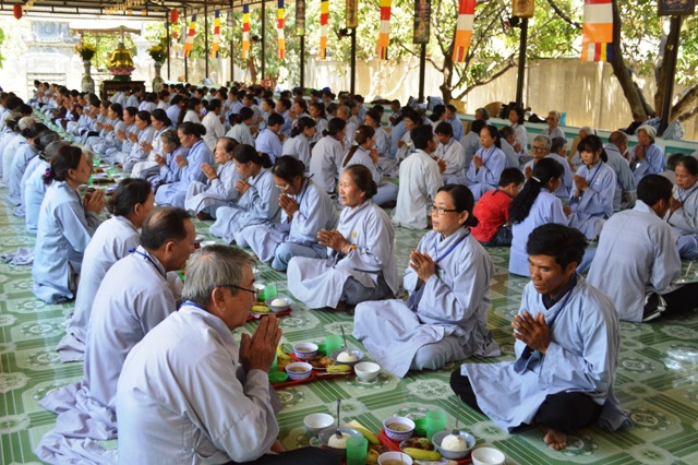 Khánh Hòa: Chùa Sắc tứ Minh Thiện Khóa tu Niệm Phật Một Ngày An lạc