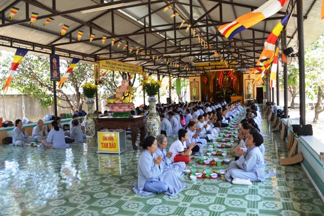 Khánh Hòa: Chùa Sắc tứ Minh Thiện Khóa tu Niệm Phật Một Ngày An lạc