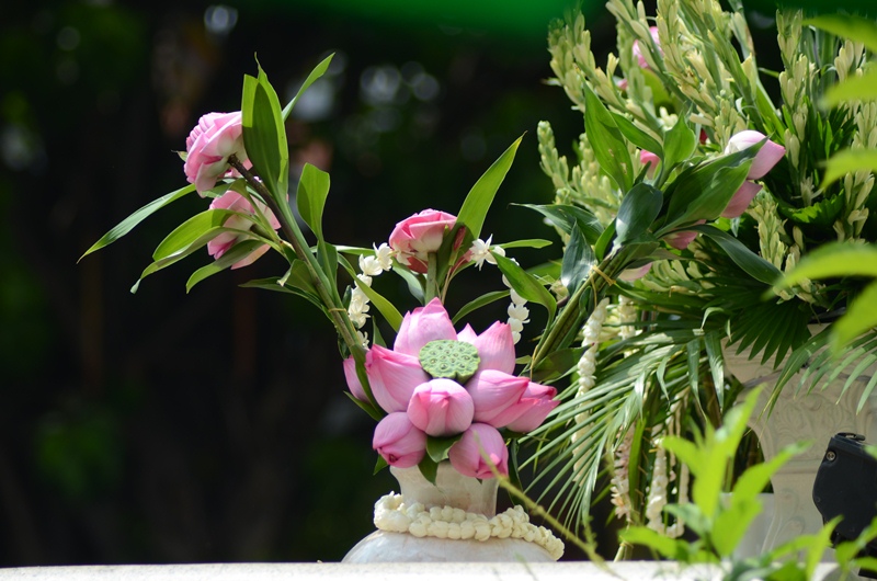 Rợp cờ hoa kính mừng Phật đản