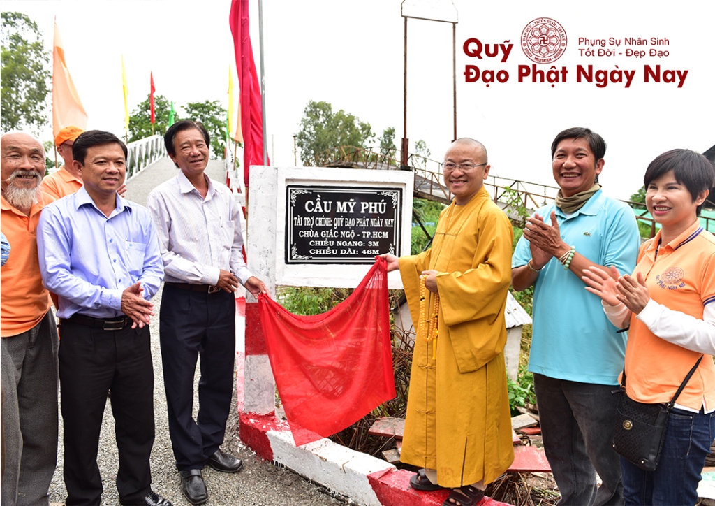 Quỹ Đạo Phật Ngày Nay: Tổng kết chương trình khánh thành cầu và trao quà tại Sóc Trăng, Cà Mau, An Giang (c72c)