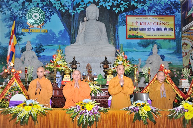 Thanh Hóa: Chùa Thanh Hà khai giảng lớp giáo lý dành cho Phật tử