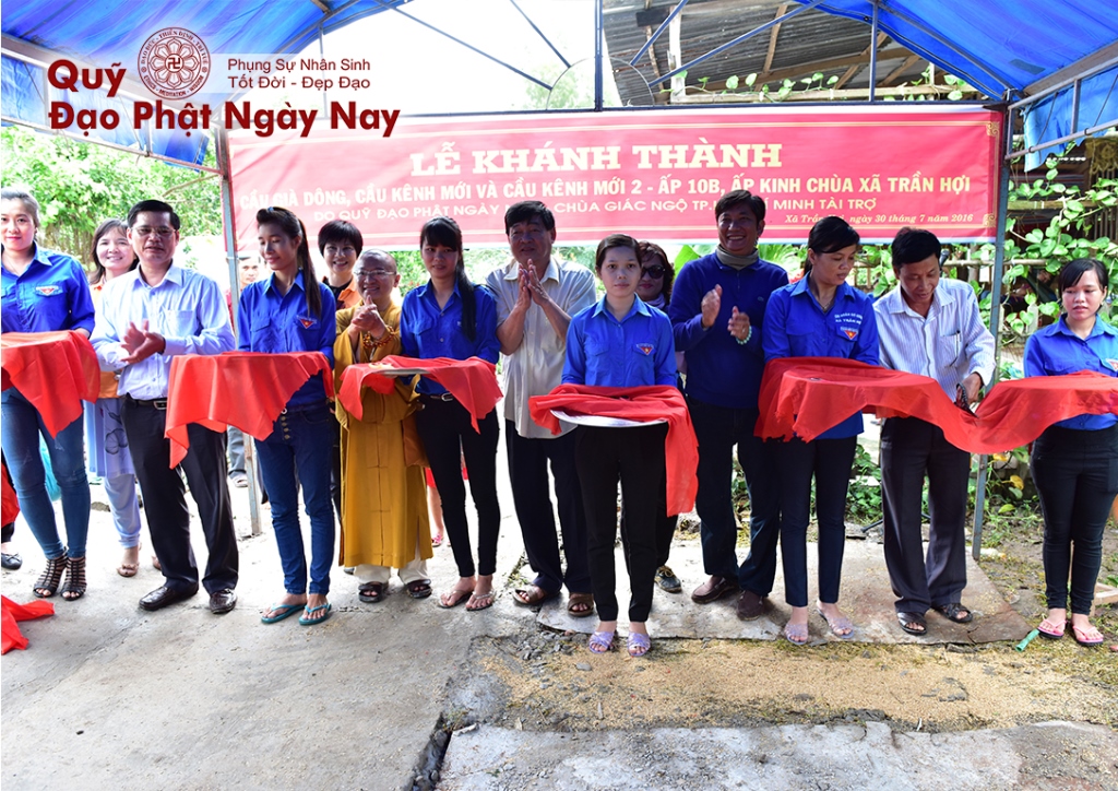 Quỹ Đạo Phật Ngày Nay: Tổng kết chương trình khánh thành cầu và trao quà tại Sóc Trăng, Cà Mau, An Giang (c72c)