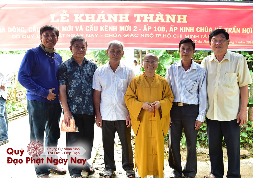 Quỹ Đạo Phật Ngày Nay: Tổng kết chương trình khánh thành cầu và trao quà tại Sóc Trăng, Cà Mau, An Giang (c72c)