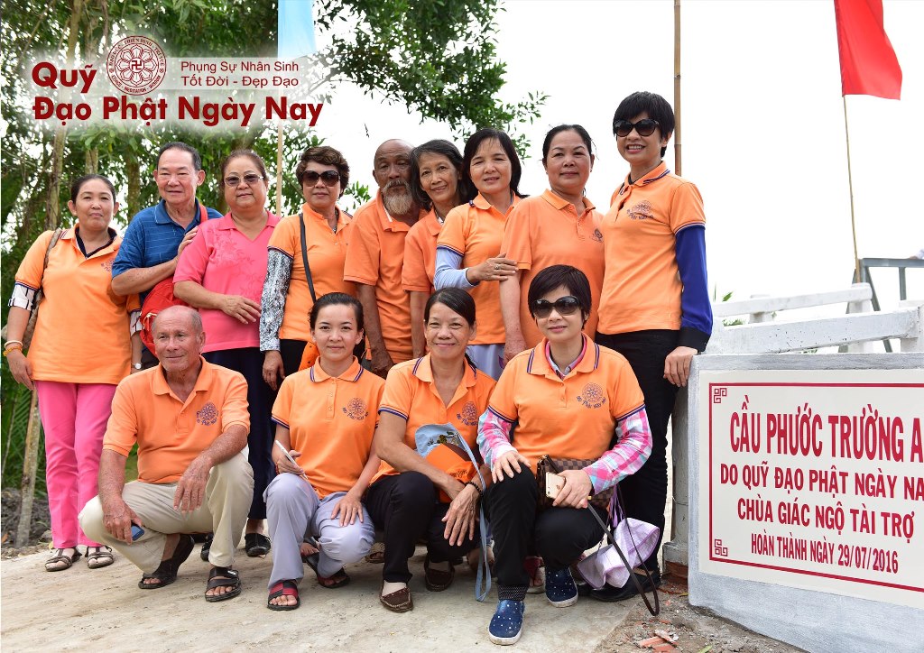 Quỹ Đạo Phật Ngày Nay: Tổng kết chương trình khánh thành cầu và trao quà tại Sóc Trăng, Cà Mau, An Giang (c72c)