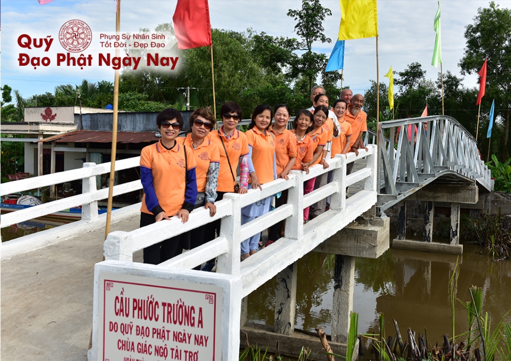 Quỹ Đạo Phật Ngày Nay: Tổng kết chương trình khánh thành cầu và trao quà tại Sóc Trăng, Cà Mau, An Giang (c72c)