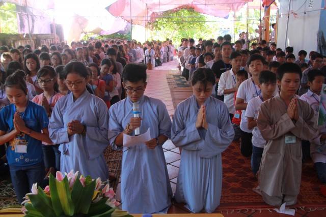 Thái Bình: Chùa Trùng Quang tổ chức khóa tu một ngày