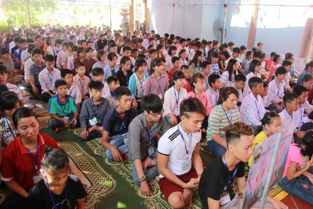 Thái Bình: Chùa Trùng Quang tổ chức khóa tu một ngày